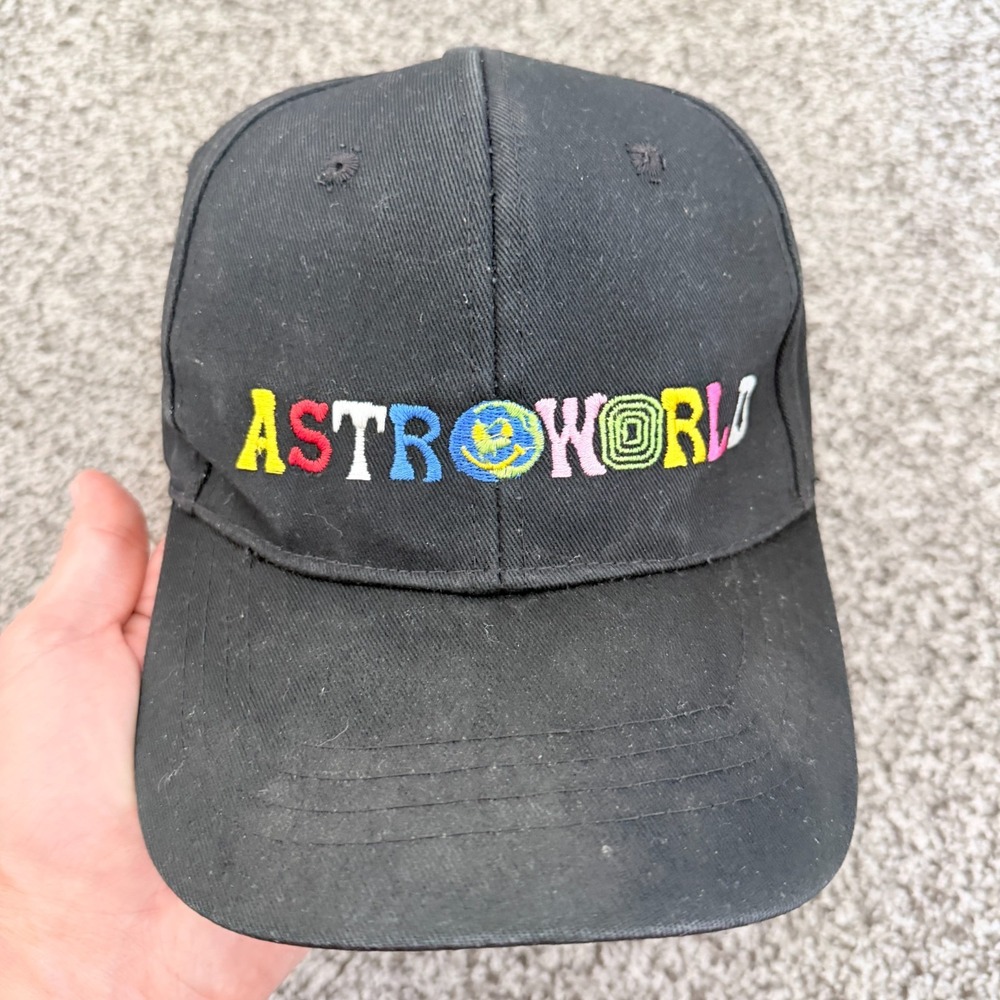 Astroworld Travis Scott Wish You Were Here Houston Rapper Hip Hop Strapback Hat